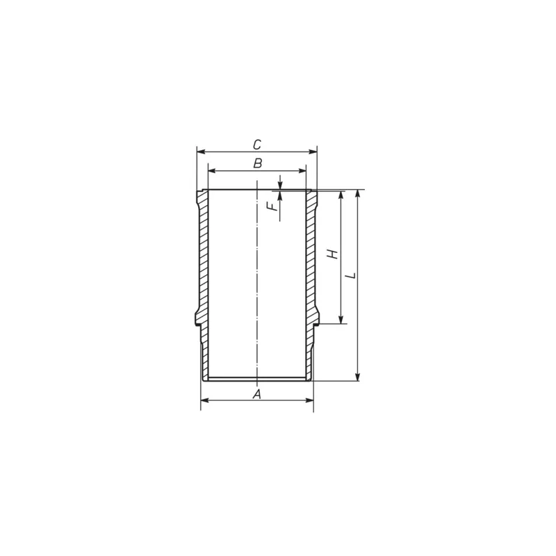 Chemise de cylindre MAHLE 039 WN 13 01