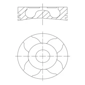 Piston MAHLE 040 06 35
