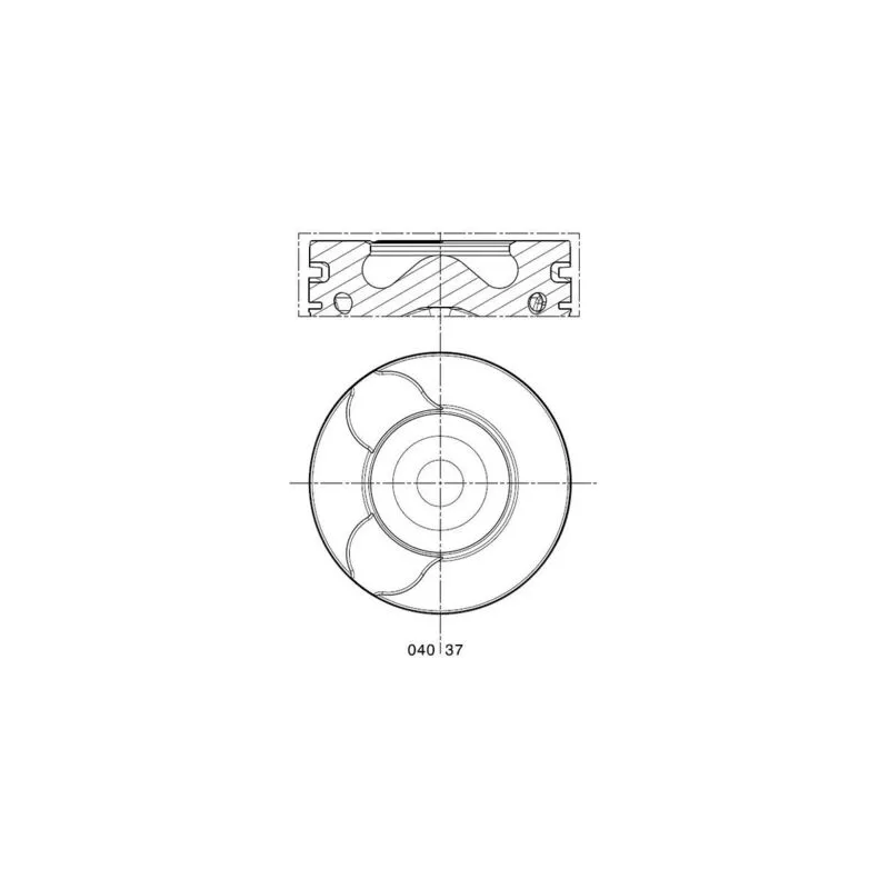 Piston MAHLE 040 37 01