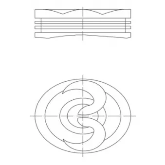Piston MAHLE 049 27 01
