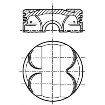 Piston MAHLE 081 PI 00101 001