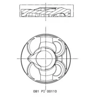 Piston MAHLE 081 PI 00110 002