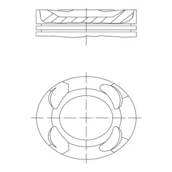 Piston MAHLE 081 PI 00125 000