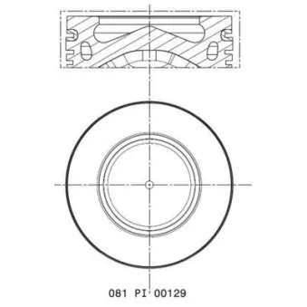 Piston MAHLE 081 PI 00129 002