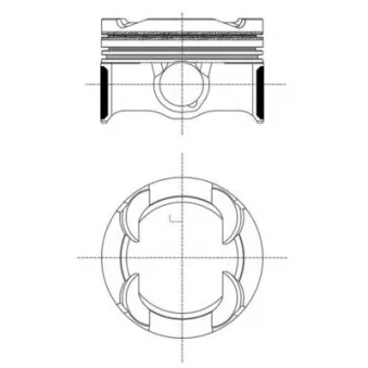 Piston MAHLE 081 PI 00130 000