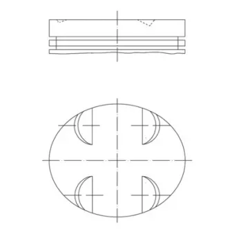 Piston MAHLE 083 15 00