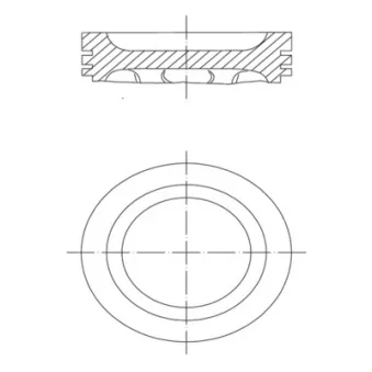 Piston MAHLE 222 01 01