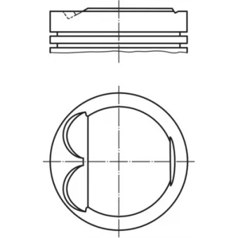 Piston MAHLE 607 77 02