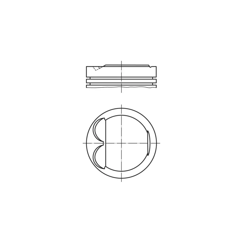 Piston MAHLE 607 77 02