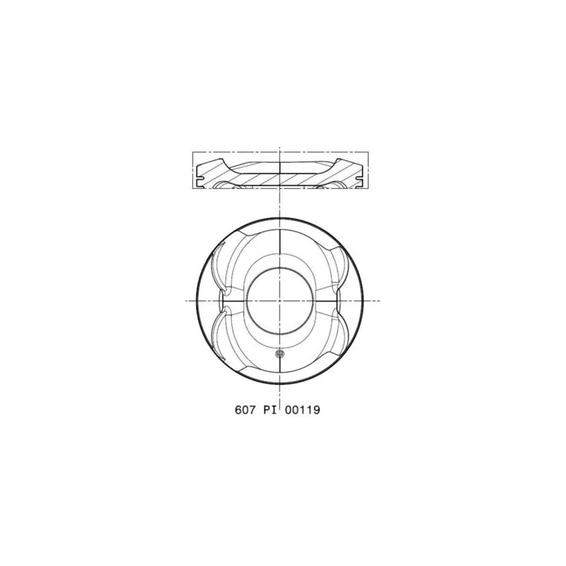 Piston MAHLE 607 PI 00119 001