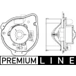 Pulseur d'air habitacle MAHLE AB 135 000P - Visuel 1