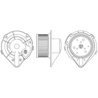 Pulseur d'air habitacle MAHLE AB 172 000S