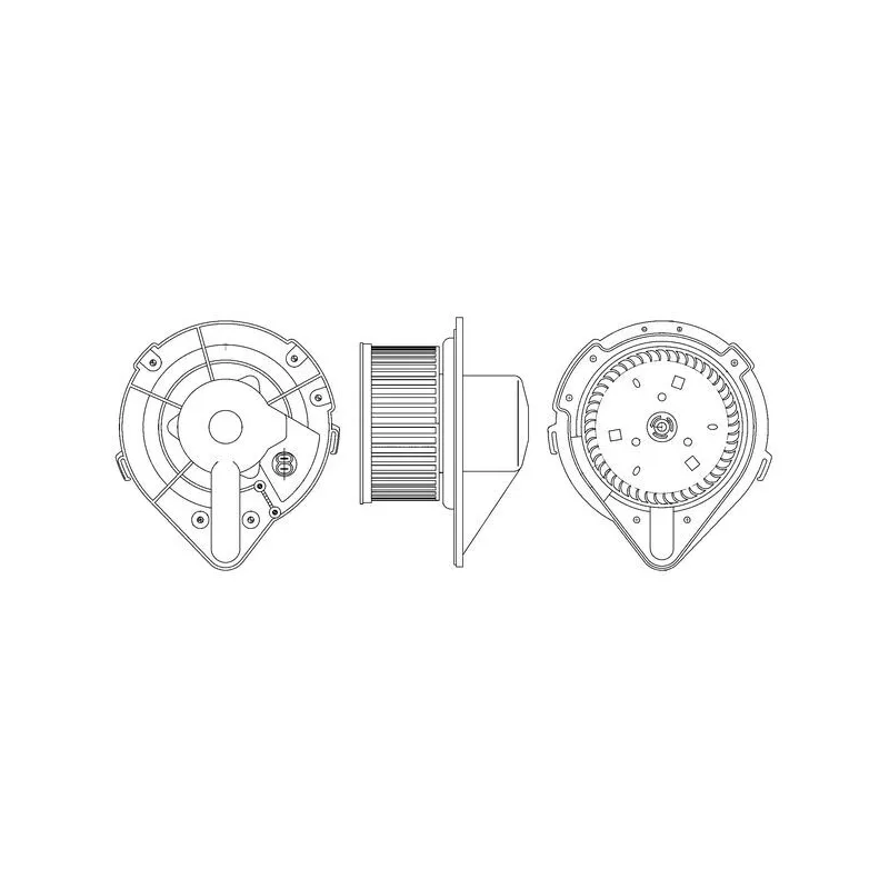 Pulseur d'air habitacle MAHLE AB 172 000S