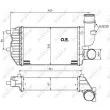 Intercooler, échangeur NRF 30066 - Visuel 1