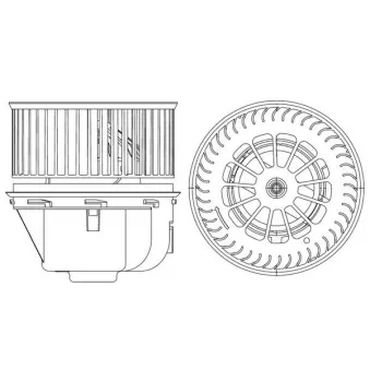 Pulseur d'air habitacle MAHLE AB 264 000P