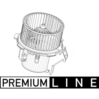 Pulseur d'air habitacle MAHLE AB 41 000P