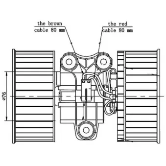 Pulseur d'air habitacle MAHLE AB 81 000S