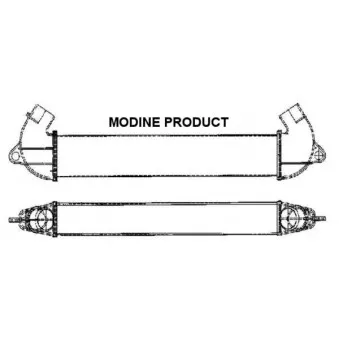 Intercooler, échangeur NRF 30140