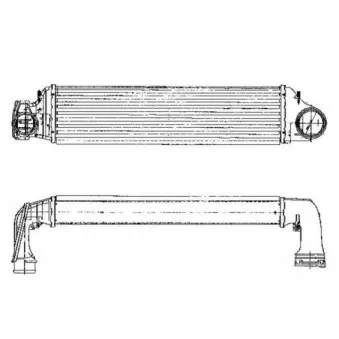Intercooler, échangeur NRF 30154