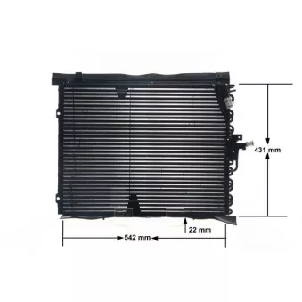 Condenseur, climatisation MAHLE AC 133 000S