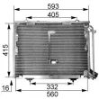Condenseur, climatisation MAHLE AC 168 000P - Visuel 1