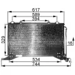 Condenseur, climatisation MAHLE AC 208 000P - Visuel 2