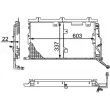 Condenseur, climatisation MAHLE AC 210 000P - Visuel 2