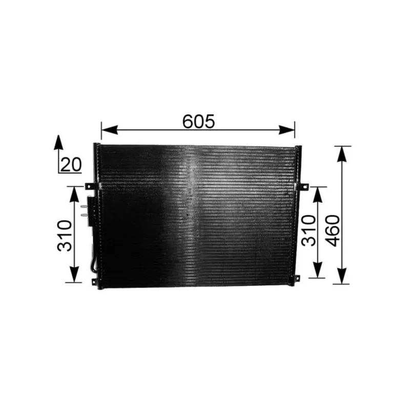 Condenseur, climatisation MAHLE AC 219 000S