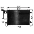 Condenseur, climatisation MAHLE AC 242 000P - Visuel 2