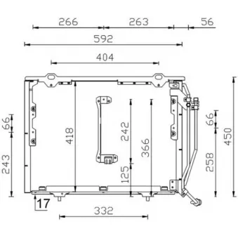 Condenseur, climatisation MAHLE AC 244 001S
