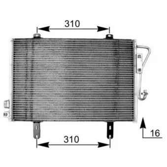 Condenseur, climatisation MAHLE