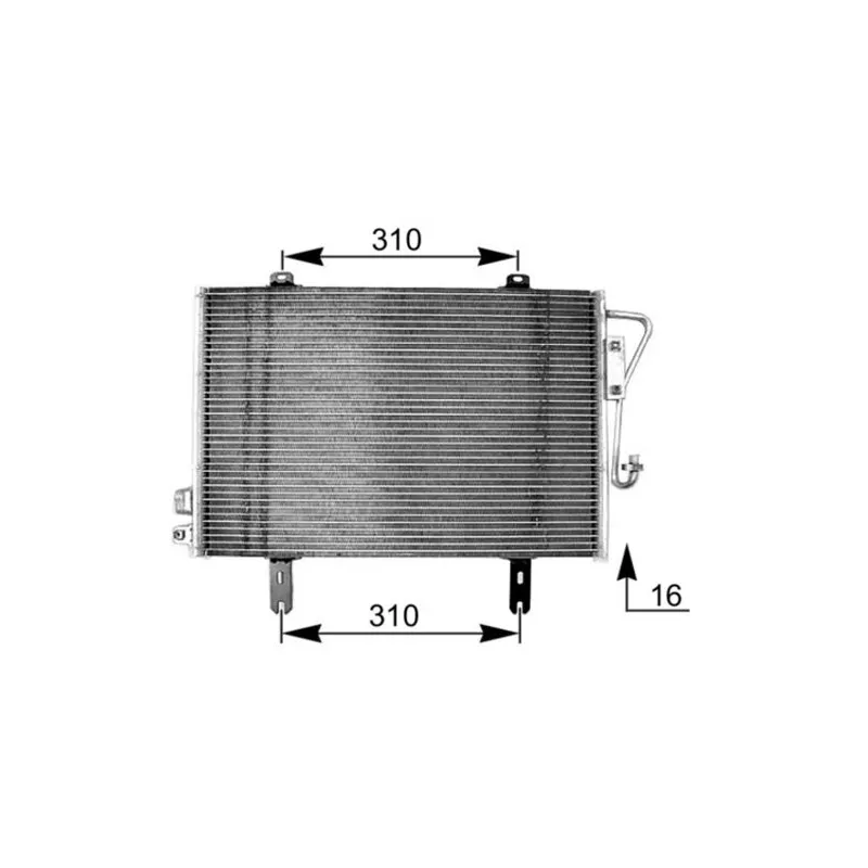 Condenseur, climatisation MAHLE AC 253 000S