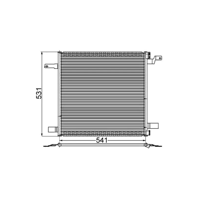 Condenseur, climatisation MAHLE AC 259 001S