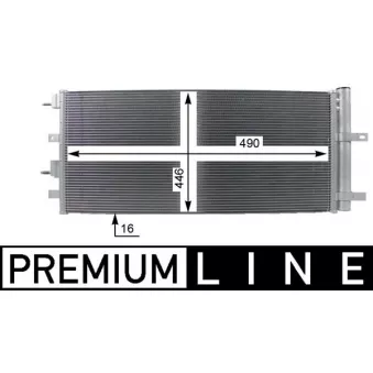 Condenseur, climatisation MAHLE AC 274 000P