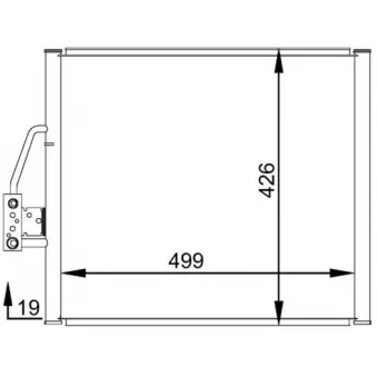 Condenseur, climatisation MAHLE AC 277 000S