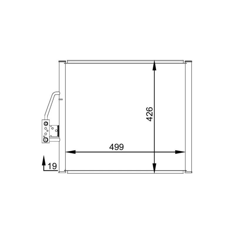 Condenseur, climatisation MAHLE AC 277 000S