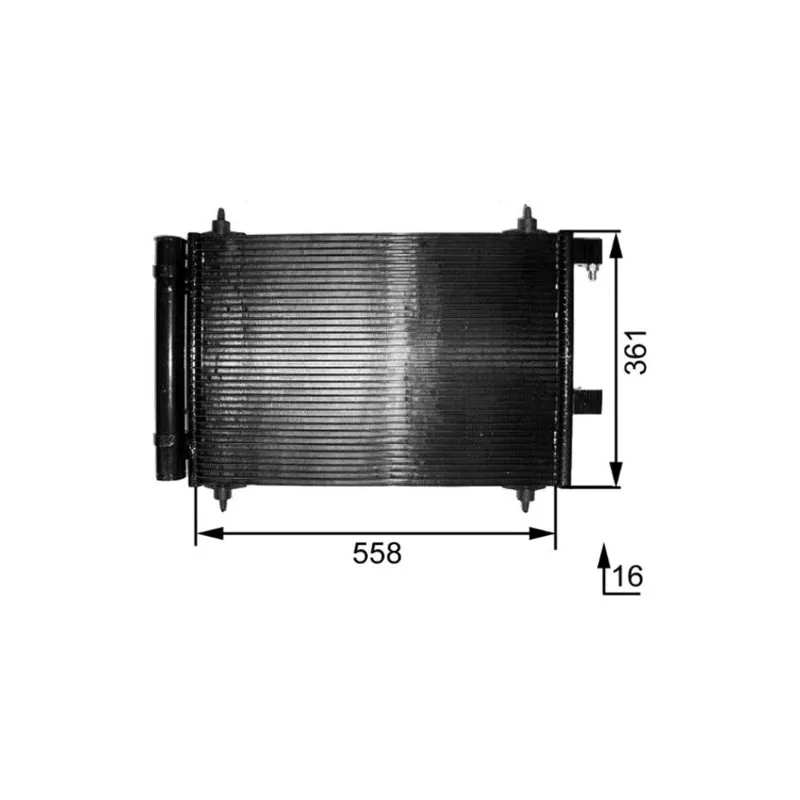 Condenseur, climatisation MAHLE AC 291 000S