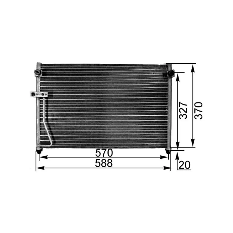 Condenseur, climatisation MAHLE AC 301 000S