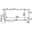 Condenseur, climatisation MAHLE AC 309 000P - Visuel 2