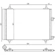 Condenseur, climatisation MAHLE AC 315 000P - Visuel 2