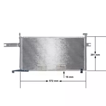 Condenseur, climatisation MAHLE AC 319 000S