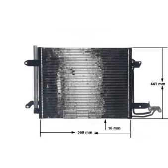 Condenseur, climatisation MAHLE AC 325 000S