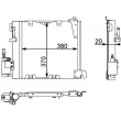 Condenseur, climatisation MAHLE AC 349 000P - Visuel 2