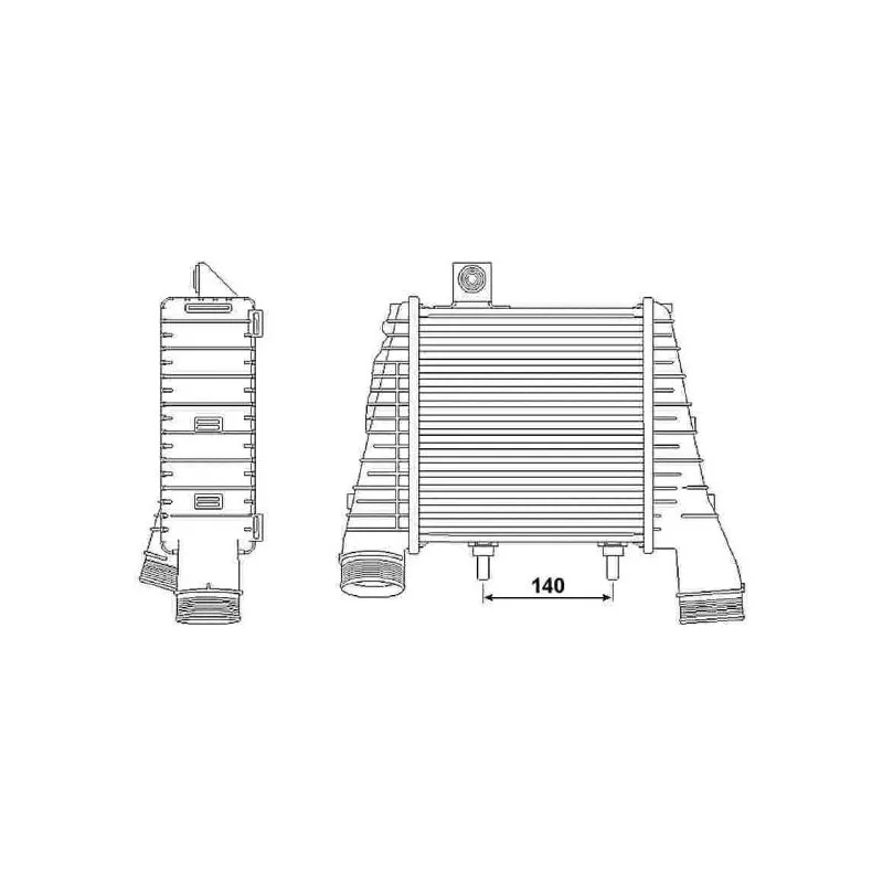 Intercooler, échangeur NRF 30237