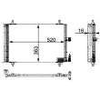 Condenseur, climatisation MAHLE AC 350 000P - Visuel 2