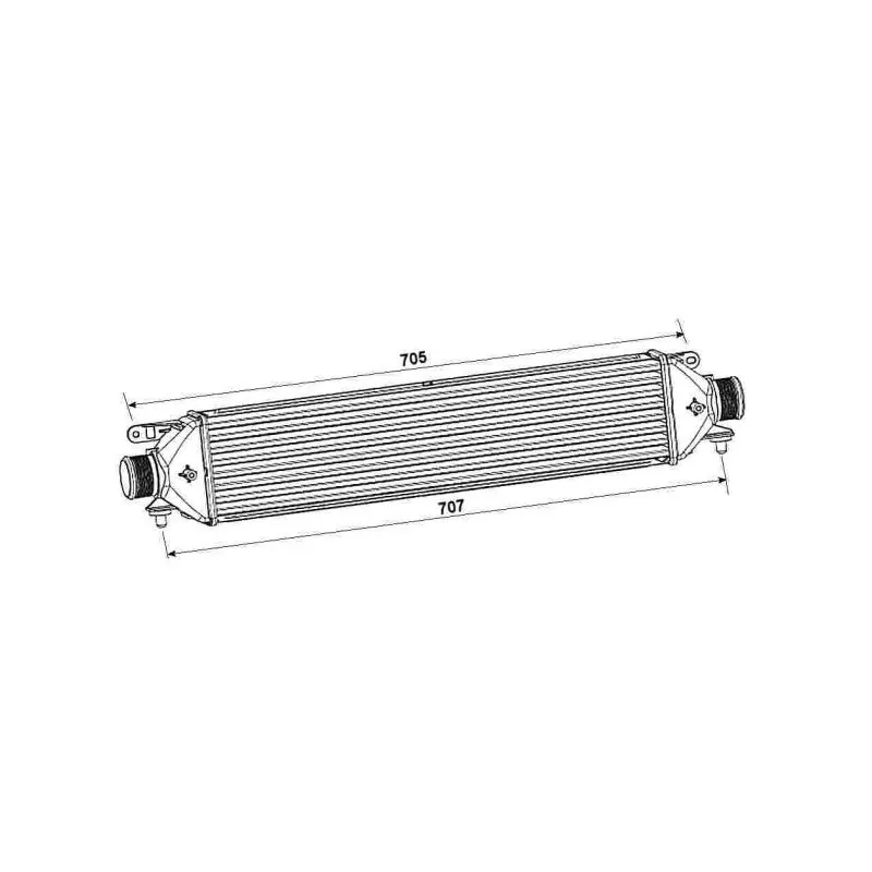 Intercooler, échangeur NRF 30240