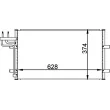 Condenseur, climatisation MAHLE AC 374 000P - Visuel 2