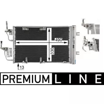 Condenseur, climatisation MAHLE AC 400 000P