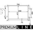 Condenseur, climatisation MAHLE AC 411 000P - Visuel 1