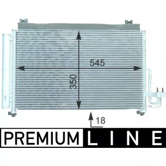 Condenseur, climatisation MAHLE AC 420 000P